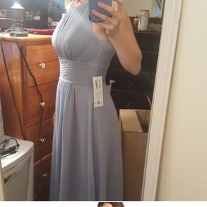 Azazie Dresses - Azazie dusty blue Bonnie dress Azazie Dresses - Azazie dusty blue Bonnie dress